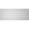 Ekena Millwork Vertical Surface Mount PVC Gable Vent: Functional, w/ 2"W x 1-1/2"P Brickmould Frame, 40"W x 16"H GVPVE40X1602SF - alternate 4
